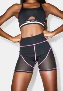 Poster Grl Run It Up Biker Shorts + Top Set