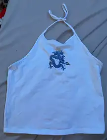 Halter Dragon Embroidery