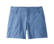 Prana Tess Shorts 3" Inseam Organic Athletic Shorts Sunbleached Blue