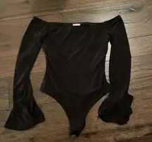 Black Long Sleeve Bodysuit