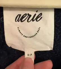 Aerie Top Chunky Sweater Knit V Neck Small Petite