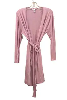 VICTORIA’S SECRET dusty rose robe, size XL
