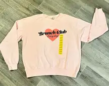 Wildfox Graphic Sweatshirt
Brunch Club Every Day
Sweatshirt Barbie Pink Medium