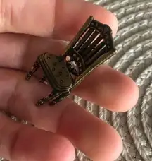 Vintage Signed JJ Chair pin