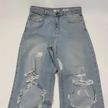 Forever 21 straight leg 100% cotton women’s denim jeans size 29