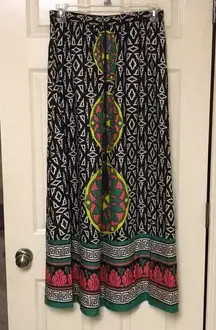 Boho maxi skirt size 3X