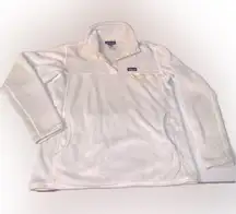Patagonia Re-Tool Snap T Polar Tec Fuzzy Cream Fleece Cozy  Jacket Sweatshirt XL