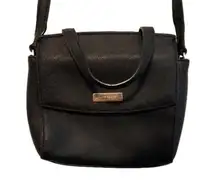 AUTHENTIC Kate Spade laurel way mini alissane black leather crossbody hand bag