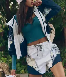 #6 NWT Free People Apex Set in Navy Combo