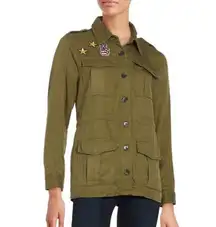 Army Green Patch Military Jacket