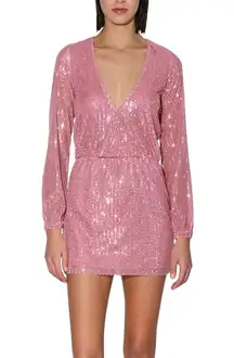 Pink Sequin Dress