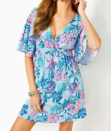 NWT Lilly Pulitzer Minka Romper Multi Bahamas Beachcomber size large