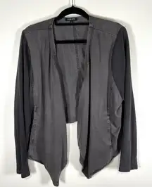 Torrid Jacket Womens Size 2X Moto Grunge Punk‎ Pockets Chambray Minimalist