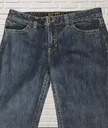 Kimes Ranch Betty Straight Leg Jeans Women 16x32 Dark Wash Western Mid Rise