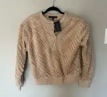 Tommy Hilfiger Tan Textured Pullover