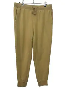 FRAME Easy Sweat Jogger Pants Vintage Camel Organic Cotton Women’s Size Medium