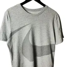 Nike Dri-fit T Shirt Gray Large L Sportswear Graphic Tee Cotton Short Sleeve