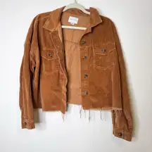 American Eagle Tan Corduroy Jacket