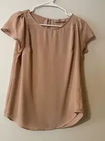 Philosophy Women's V-neck Pink Top Blouse Shirt Size XS Casual Work