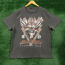 Def Leppard Love Bites Hysteria Tour 1987 Rock Band T-Shirt Size Extra Large