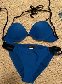 blue bikini