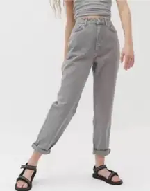 BDG light grey mom high rise jeans