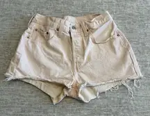 Levis Fresh Produce 501‎ Shorts Womens 27 Pink Premium Cherry Cut Off Denim
