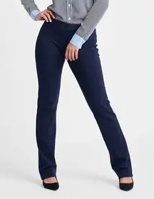 Betabrand Women's 3X Petite Navy Straight Leg Classic Dress Pant‎ Yoga Pant