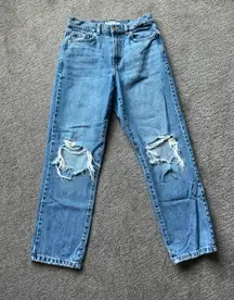 Vintage Straight Denim Jeans