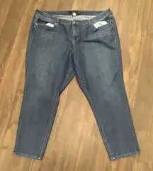 Torrid 26S cropped basic normcore plus size skinny jeans