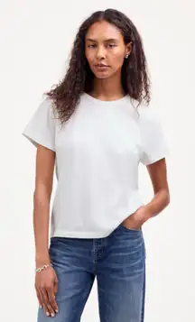 NWT Madewell Cotton Perfect Crewneck Tee - MSRP $42 - Small