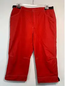 Nike 20" Inseam Red Crop Pant