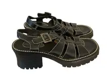 NWOT LOWER EAST SIDE Y2K CHUNKY SANDALS