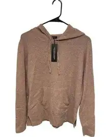 Saks Fifth Avenue Cashmere sweater with hood size medium unicorn nwt