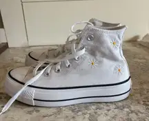 Embroidered Platform Converse