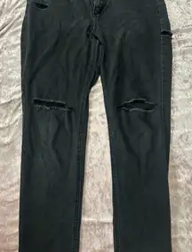 Signature Studio Black Straight Leg Jeans
