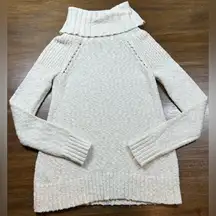 Tommy Bahama Cable Knit Size XS White Women’s Turtleneck Sweater
