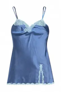 Victoria’s Secret Lace Trim Satin Slip Dress – Size S