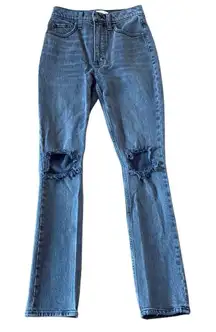 Abercrombie & Fitch the 90’s high rise skinny jeans black wash 25/0