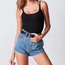 BDG UO  cheeky super high ride Jean shorts