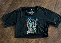 Poison cropped graphic tee