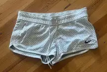 Nike white jersey shorts