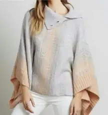 FREE PEOPLE Nordic Fair Isle WILLOW PONCHO Sweater Sz. S