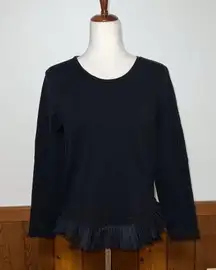 J.Crew Super Cute  Pleat Hem Sweatshirt!