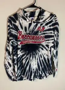 Starter Tampa Bay Buccaneers Tie Dye Hooded Shirt Size Medium