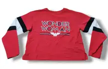 Wonder Woman Sweatshirt Size Small SM DC Comics Wonder Woman Cropped Sweatshirt