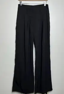 Lulus Black High Waisted Wide Leg Pants