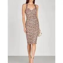 Lavish Lice Women’s Lavish Alice Bustier Underwire MIDI Dress Cheetah Size 8-10(M)