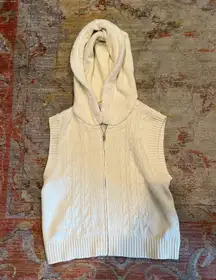 LA Hearts Knit Vest Cable Sweater