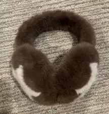 Emi Jay Brown and Cream Earmuffs